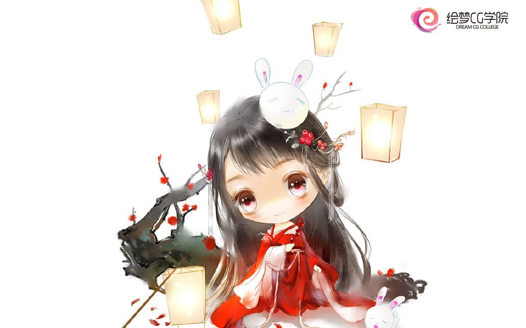 行业知名画师教你绘画-指尖糖老师q版教程指尖糖:国内知名古风画师