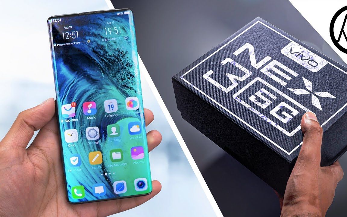 全球首款瀑布屏旗舰vivo nex3体验测评~机器翻译