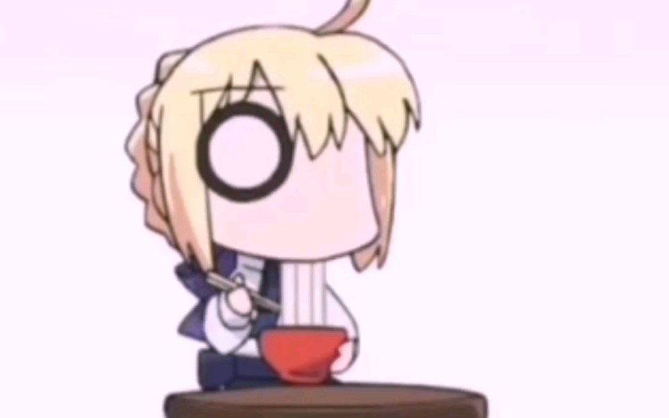 吾王只是在吃面(连续吃面1小时的呆毛王saber)_哔哩哔哩_bilibili