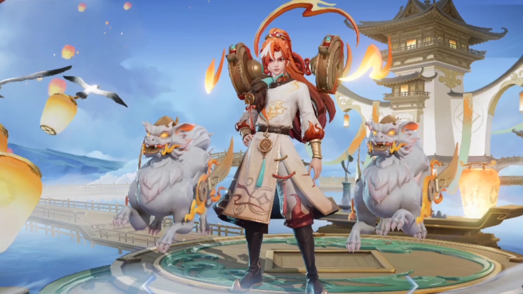 王者荣耀 【蒙犽源梦皮肤-百解令】局外展示 专属动作