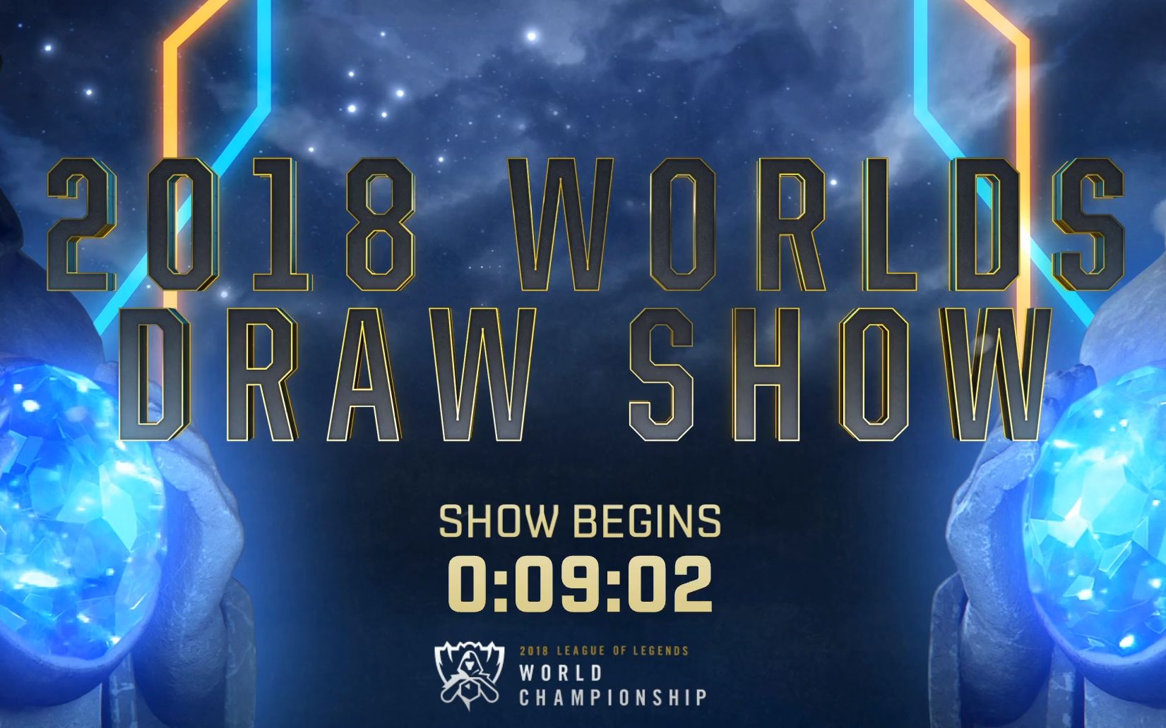 【英雄联盟】2018全球总决赛英文弹幕抽签仪式