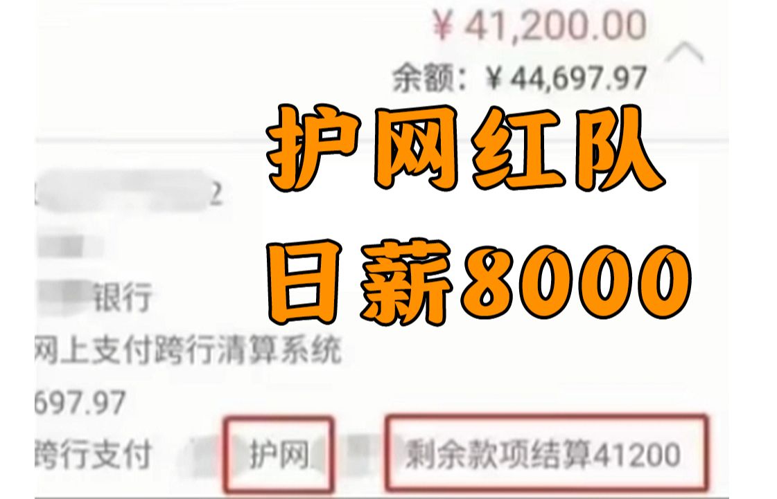 护网offer,日薪8000,计算机专业大学生都应该看看!2025护网行动红/蓝队实战宝典,零基础必备!哔哩哔哩bilibili