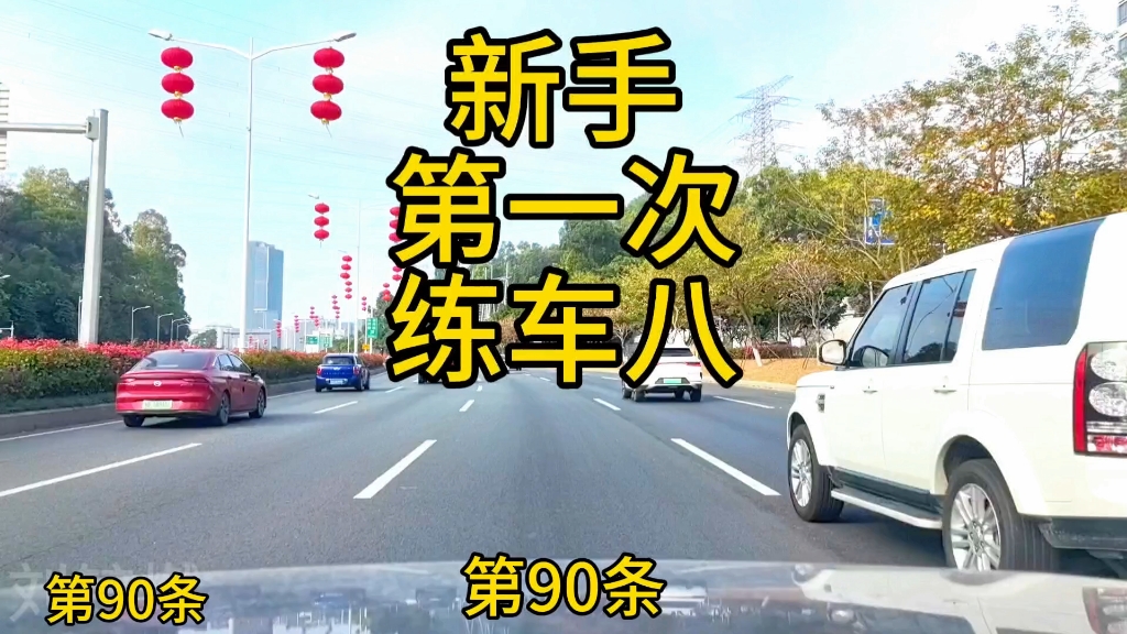 新手第一次练车八#深圳汽车刘锌燃教练一对一安全陪驾