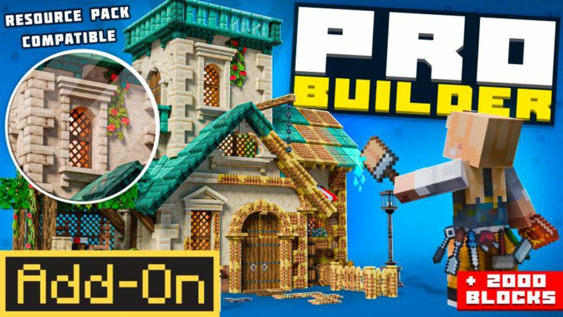 [AddOn]PRO Builder AddOn我的世界市场包免费下载Minecraft Marketplace PRO Builder AddOn哔哩哔哩bilibili