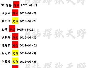 【OL观星】近期部分武将品质信息哔哩哔哩bilibili三国杀