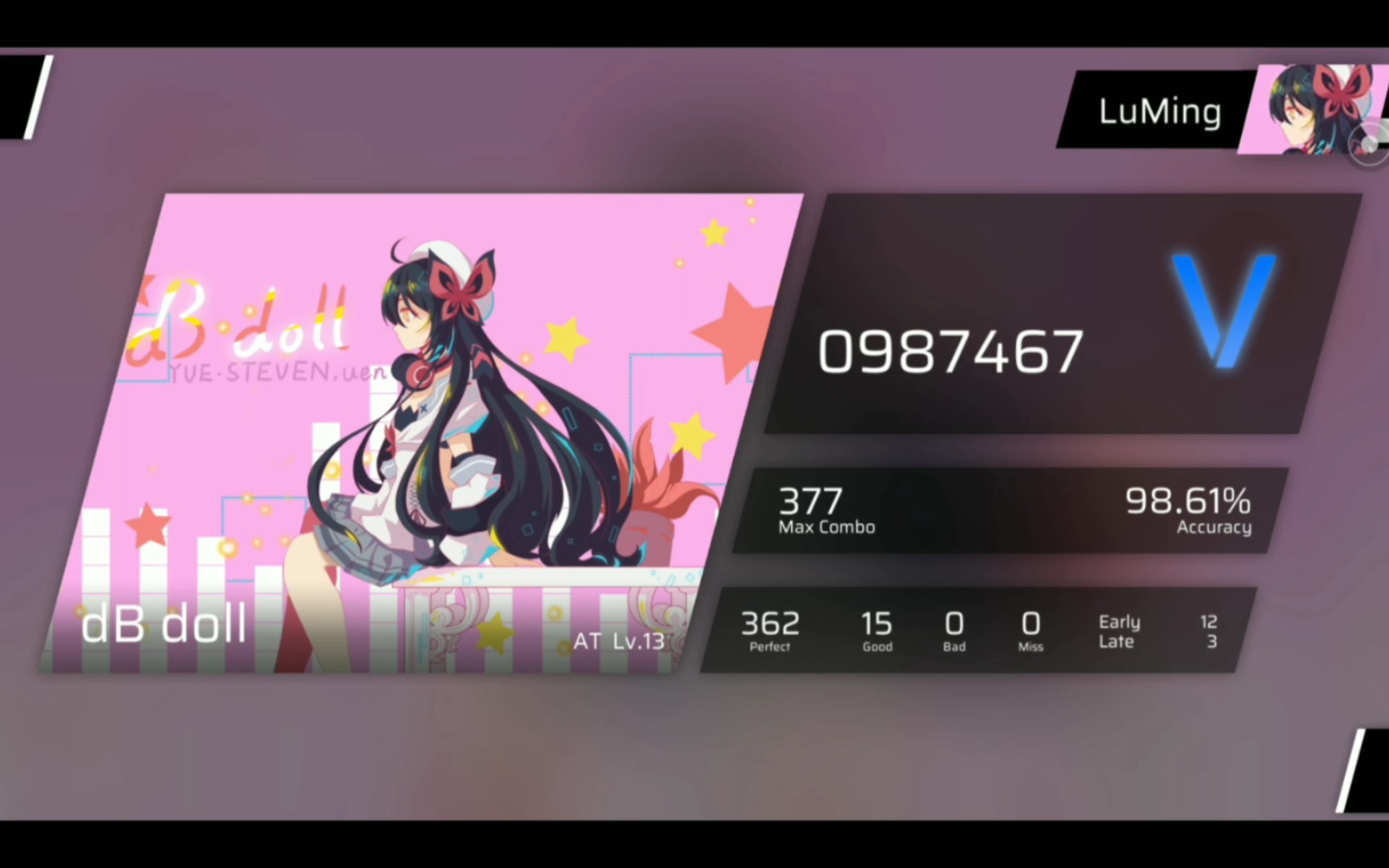 phigros十三级难度,平分蓝v_音游热门视频