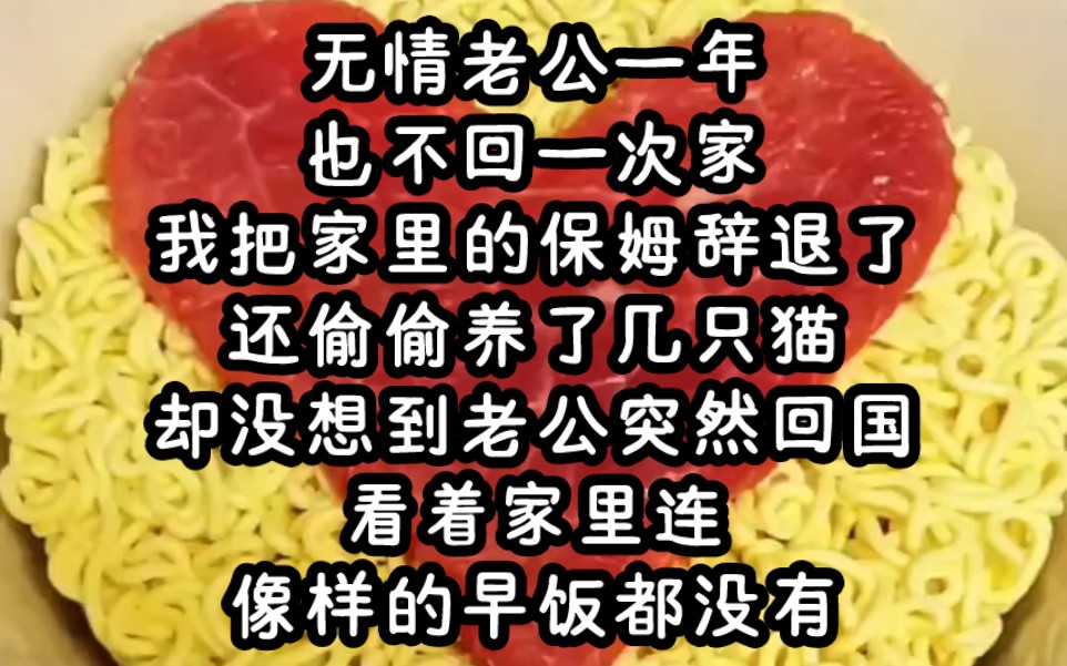 茗《甜甜著迷》無情老公一年也不回一次家我把家裡的保姆辭退了還偷偷