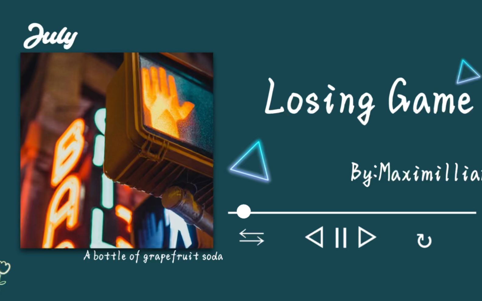 [图]【宝藏日推】洋气小众《Losing Game》｜“许久未见”