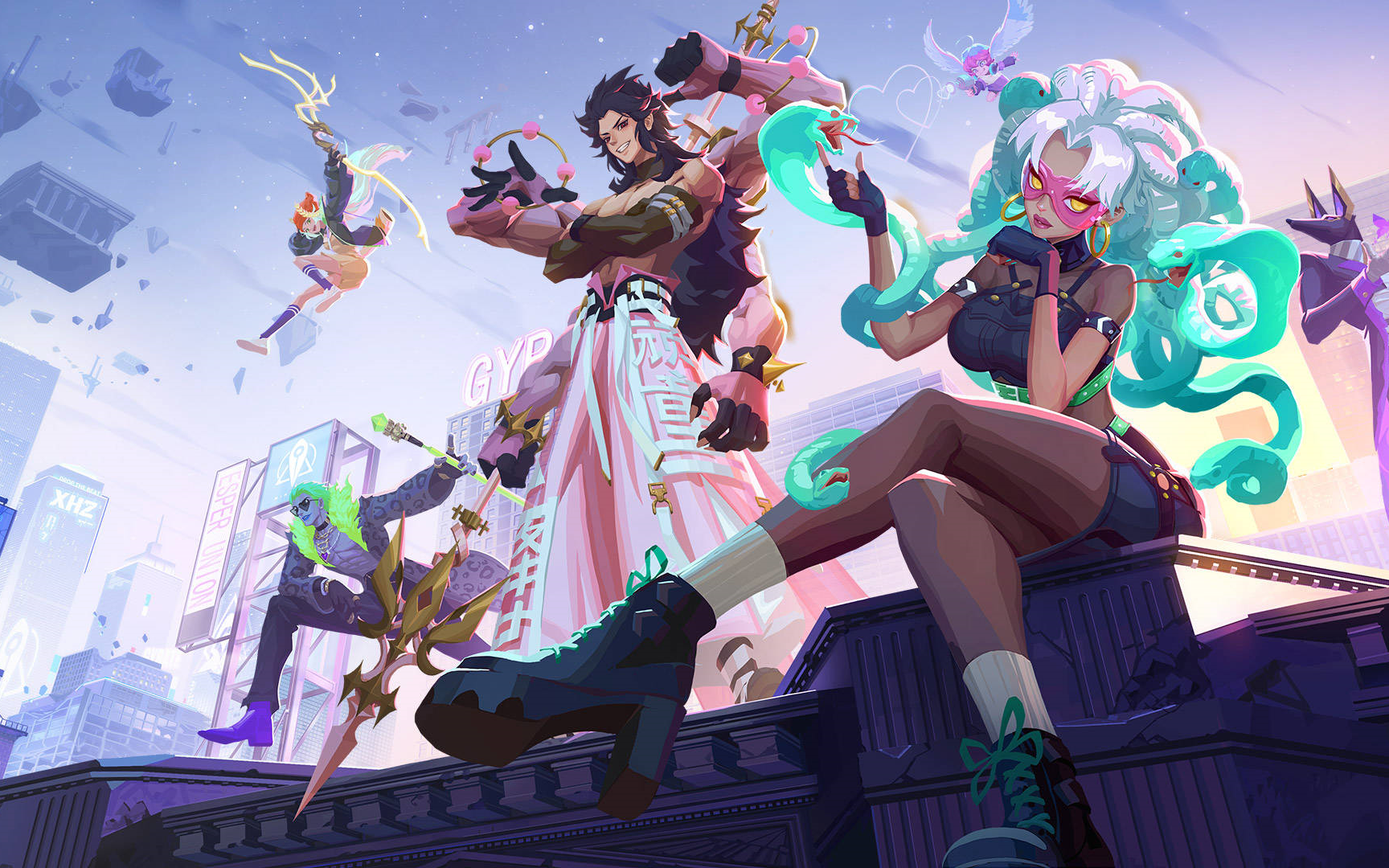 《众神派对》全角色技能动画特效展示