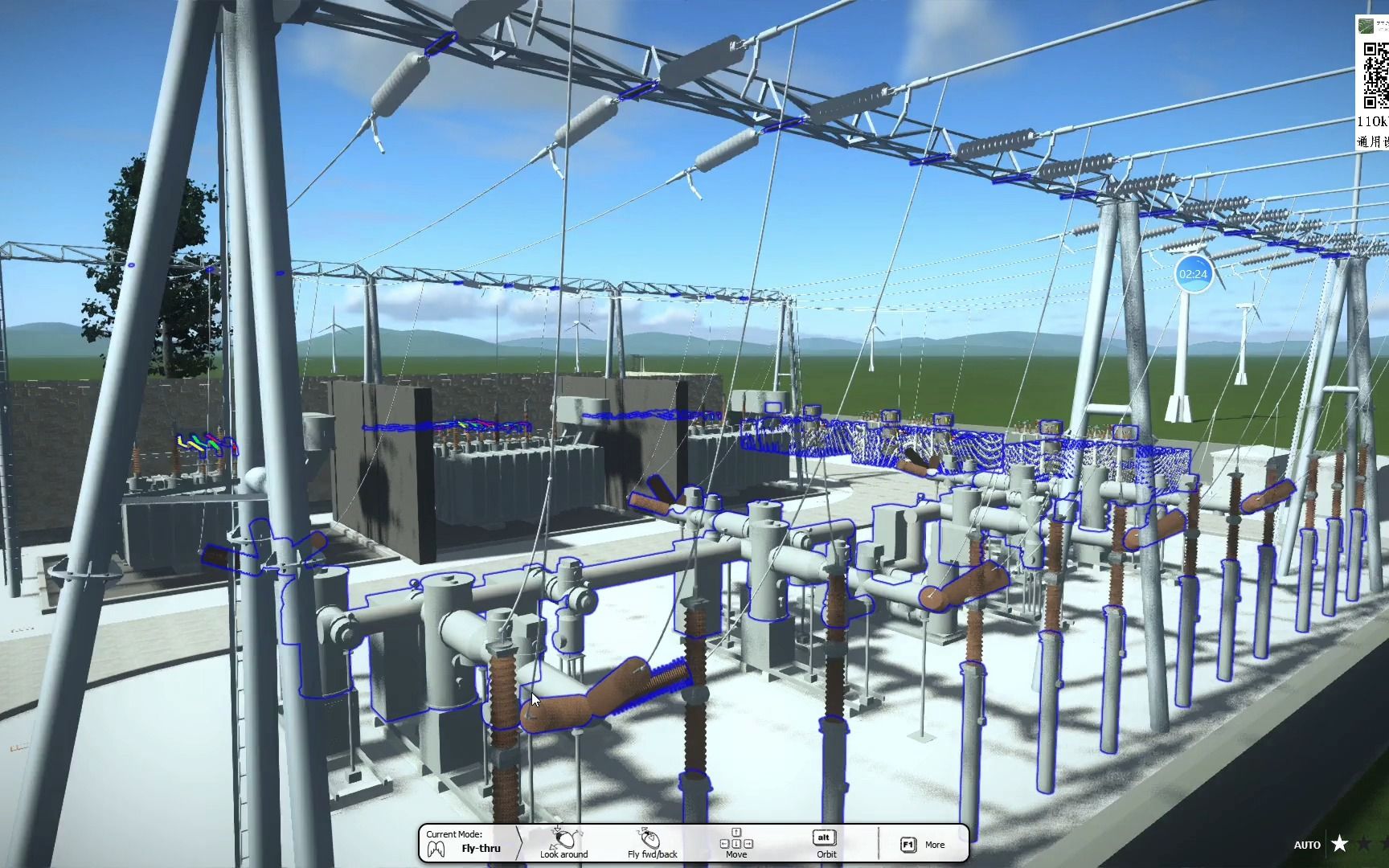 [图]斗罗带你三维视角看变电站之110kV配电装置板块