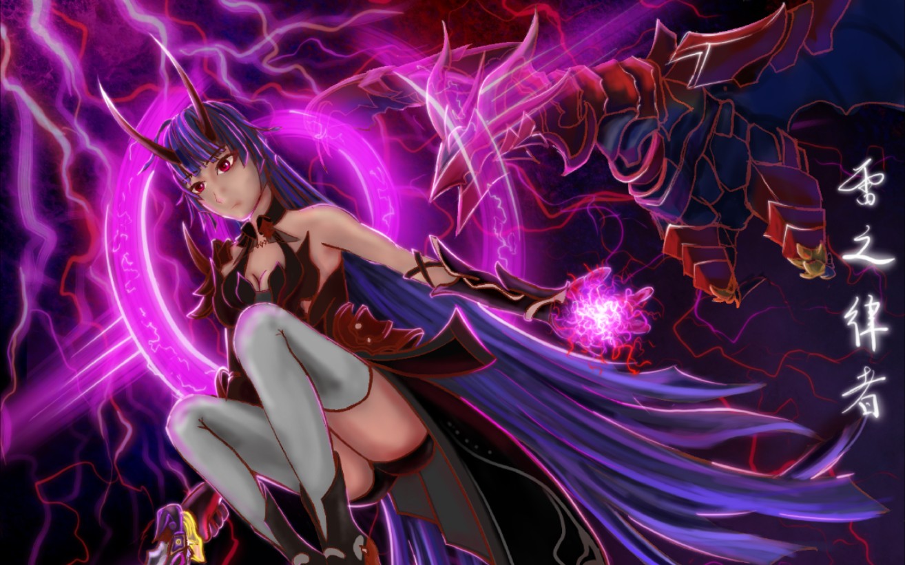 恭迎雷电女王!(绘画作品)