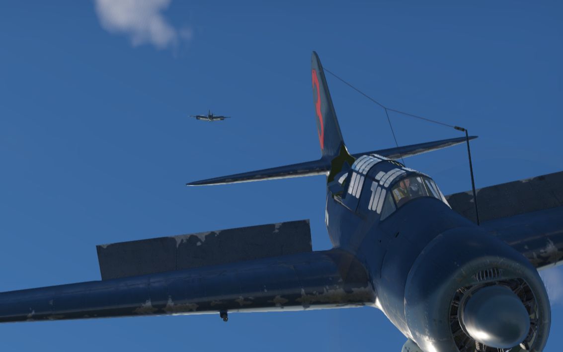 萌新战雷解说sb2c1c地狱俯冲者我的炸弹把螺旋桨砸烂了