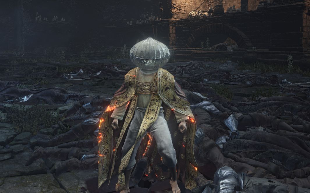 黑暗之魂3无伤弹反送灰心哥上路