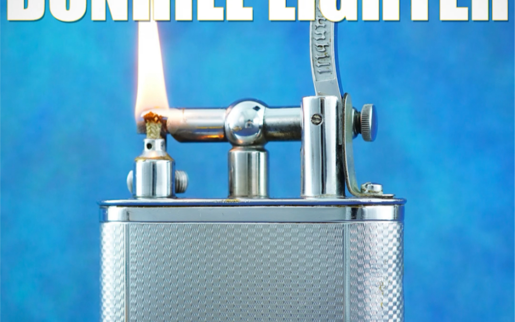 英伦范古董打火机 英国登喜路dunhill台式煤油机