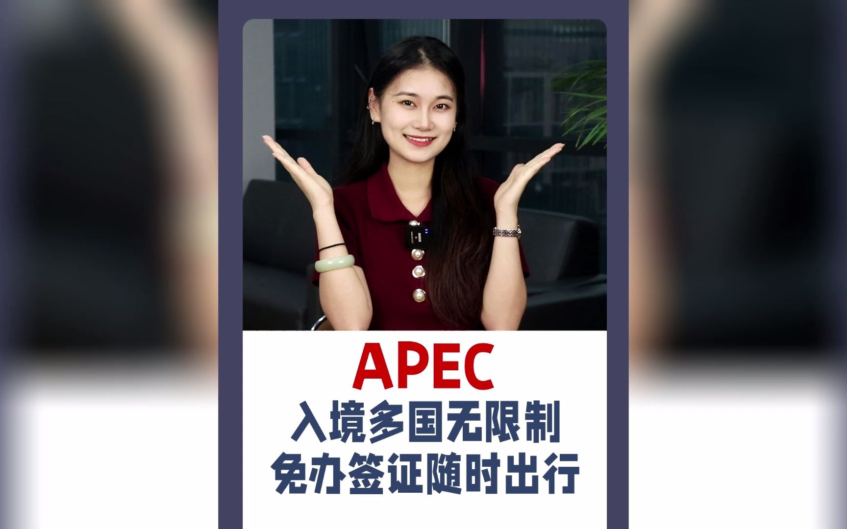 16个国家无限制免签进出??APEC商务旅行卡来咯!哔哩哔哩bilibili