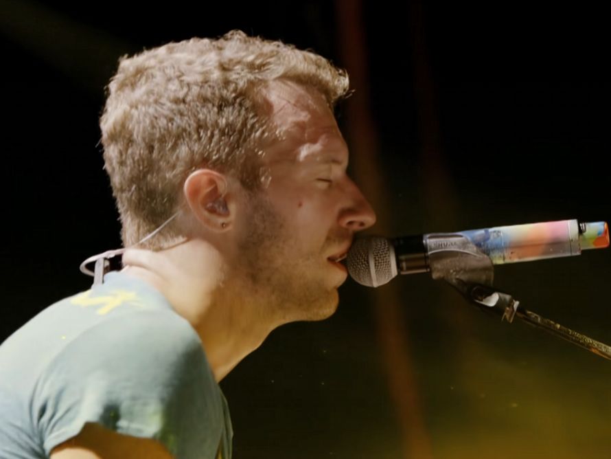 酷玩乐队Coldplay《Yellow》现场!哔哩哔哩bilibili