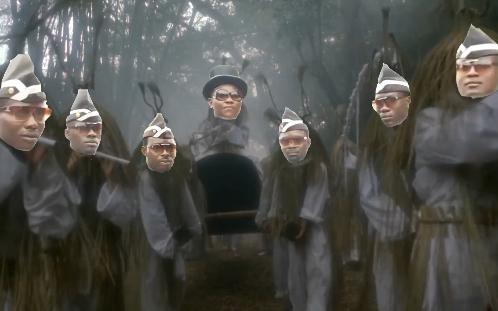 当黑人抬棺遇上童年阴影黑白撞煞,把害怕打在公屏上!