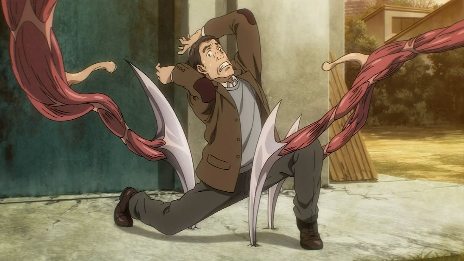 寄生兽:新一被侦探发现秘密,还是小右的威胁有用