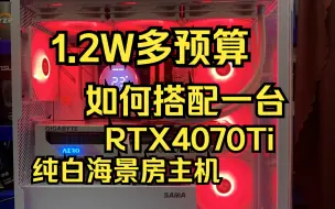 Download Video: 英特尔I5 13600KF+技嘉4070TI雪鹰白色海景房