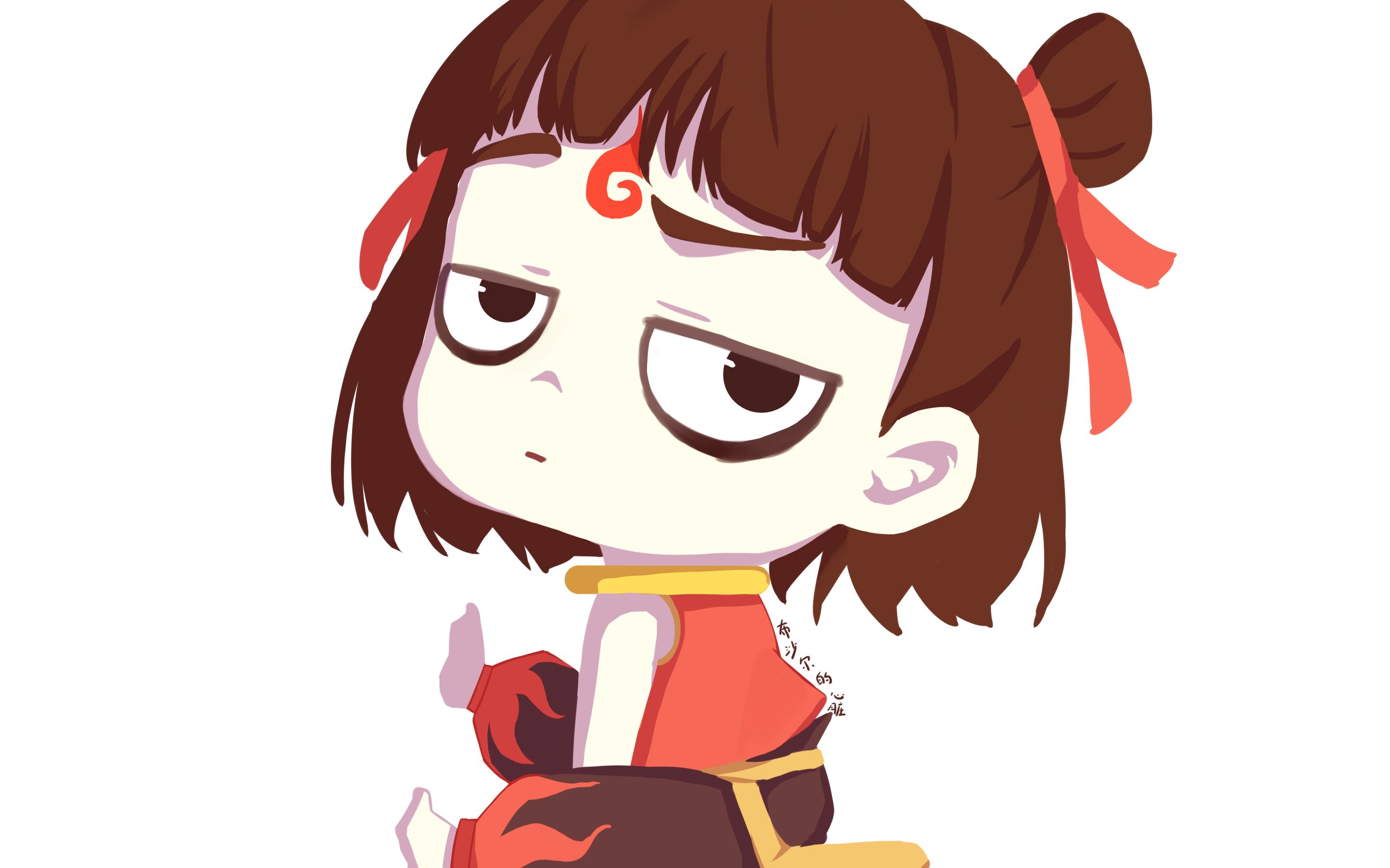 【板绘】简单的哪吒涂鸦_哔哩哔哩_bilibili