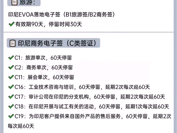 印尼签证类型办理攻略哔哩哔哩bilibili