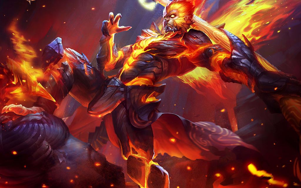 神猴地狱火,冲上去就是三棍子,三棍子打不死对面算我输_哔哩哔哩 (゜