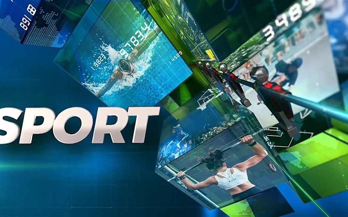 新聞片頭展示賽事體育頻道動畫ae模板 sport news opener - vfx資源網