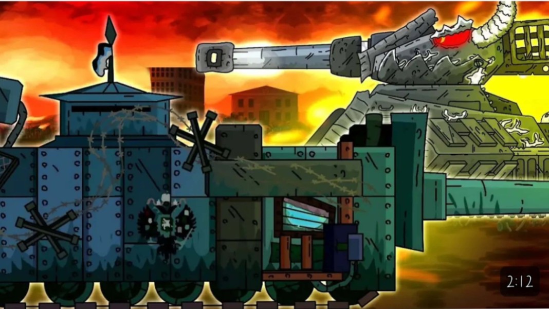 【坦克动画】德国利维坦vs幽冥门捷列夫(搬运)