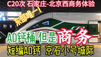 下载视频: 超便宜商务座 180分钟168元!东部唯一短编AD动集 C20次京局小号城际全程商务座体验