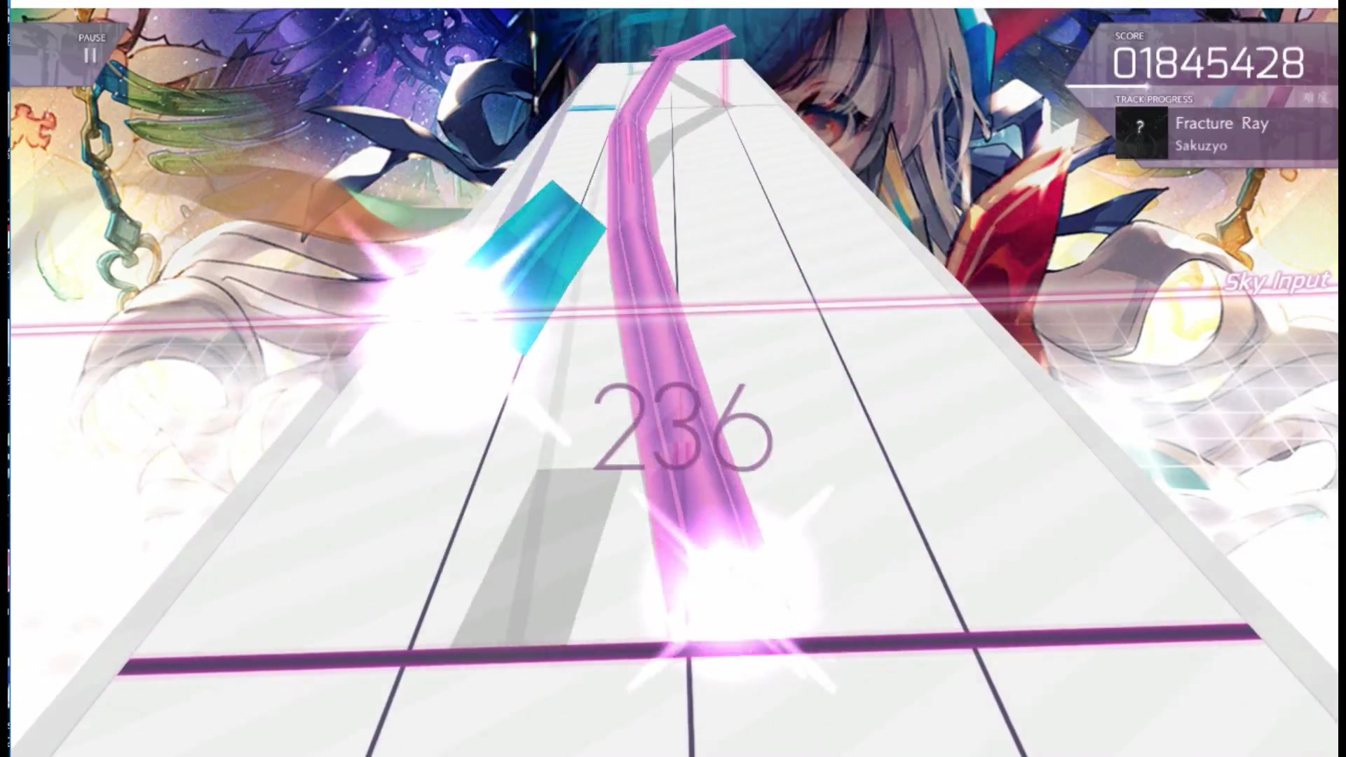 【韵律源点arcaea】【谱面确认】fractureray倒放 原版_哔哩哔哩_bili