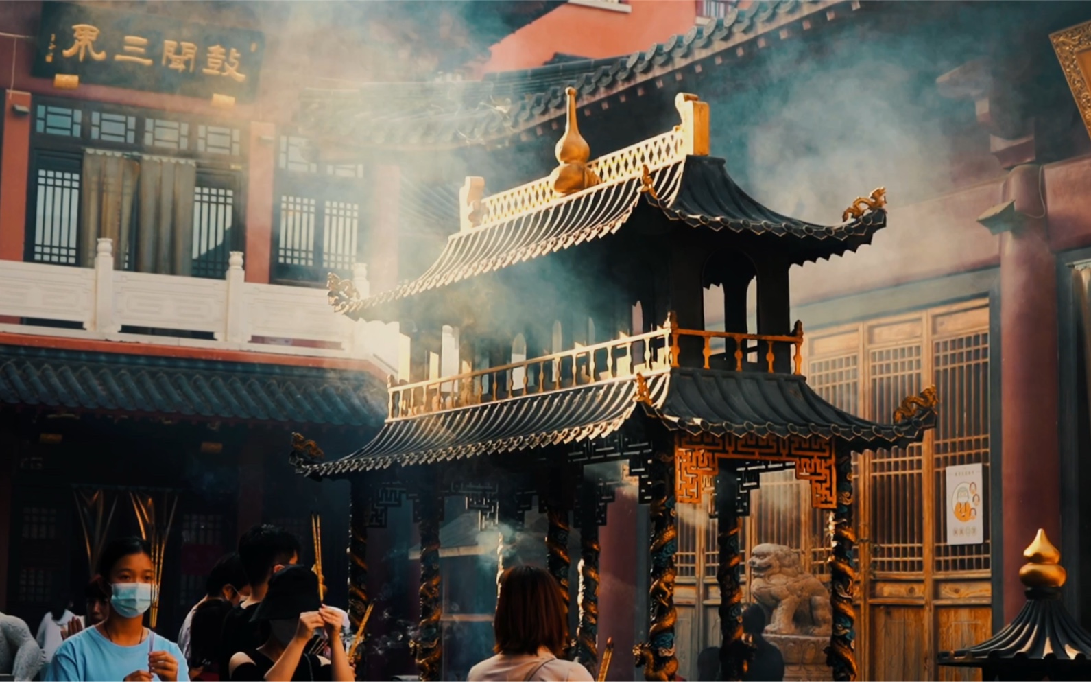 郑州大观音寺 | 唐式回廊建筑风格寺院