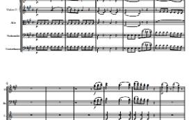 [图]【管弦乐总谱】A大调单簧管协奏曲-第一乐章总分谱