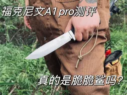 Download Video: 摘掉脆脆鲨帽子！Fallkniven福克尼文A1 pro户外测评