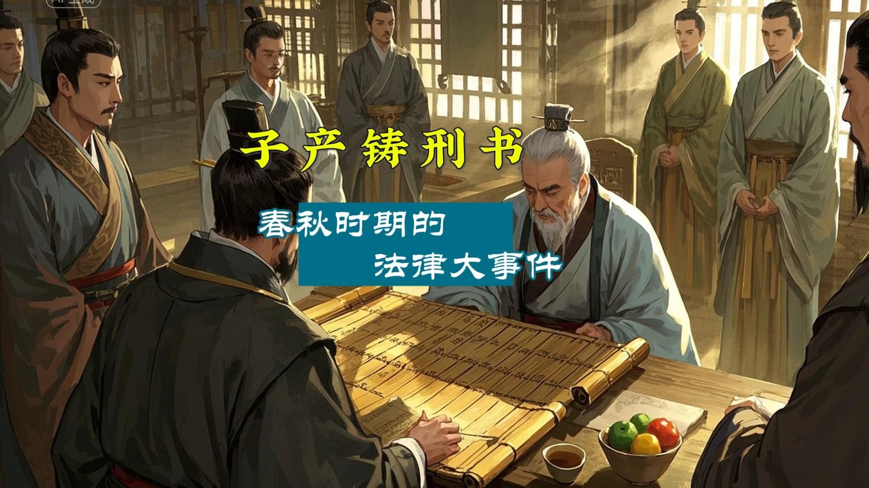 子产铸刑书:春秋时期的法律大事件