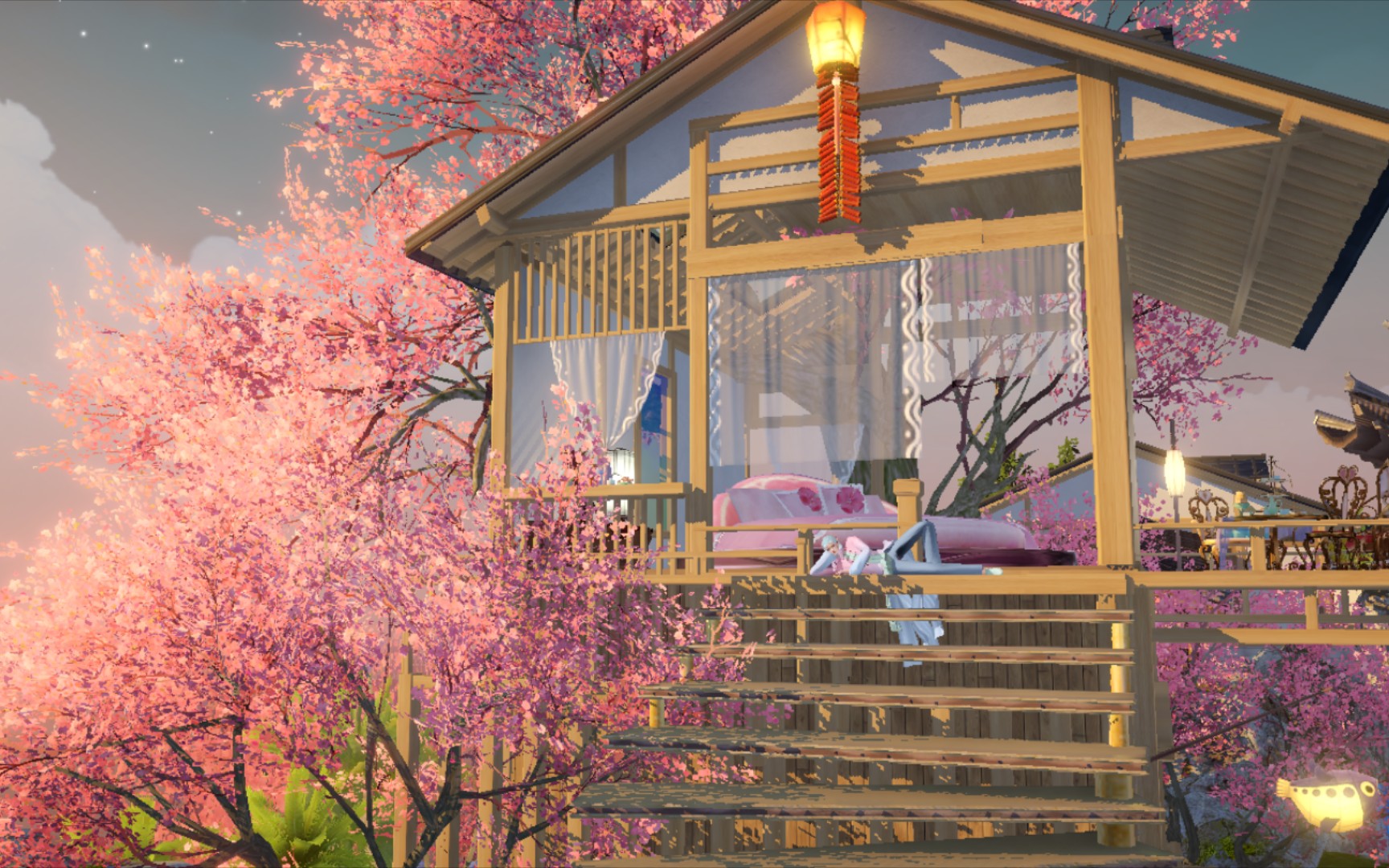 天谕家园中式与希腊风格建筑混合风格