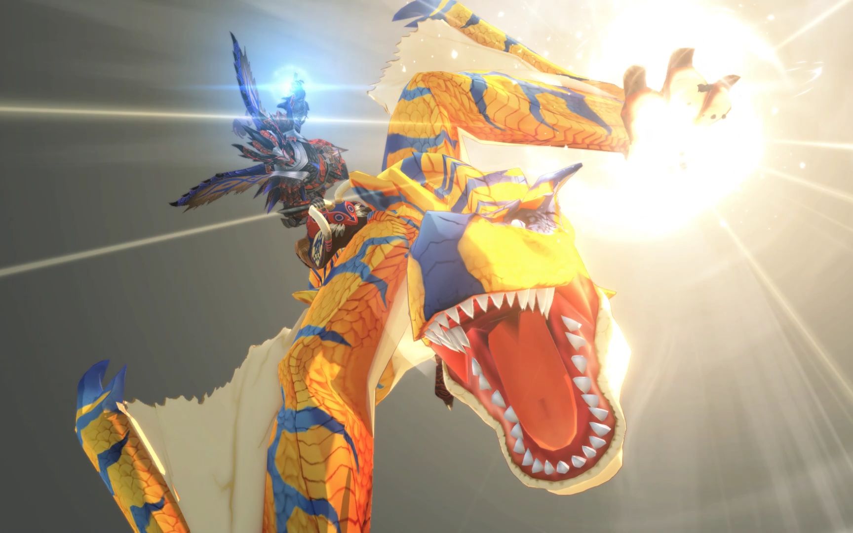 【萝莉&怪物猎人物语2】轰龙羁绊技能展示