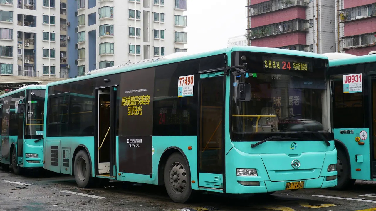深圳公交黄海客车图片