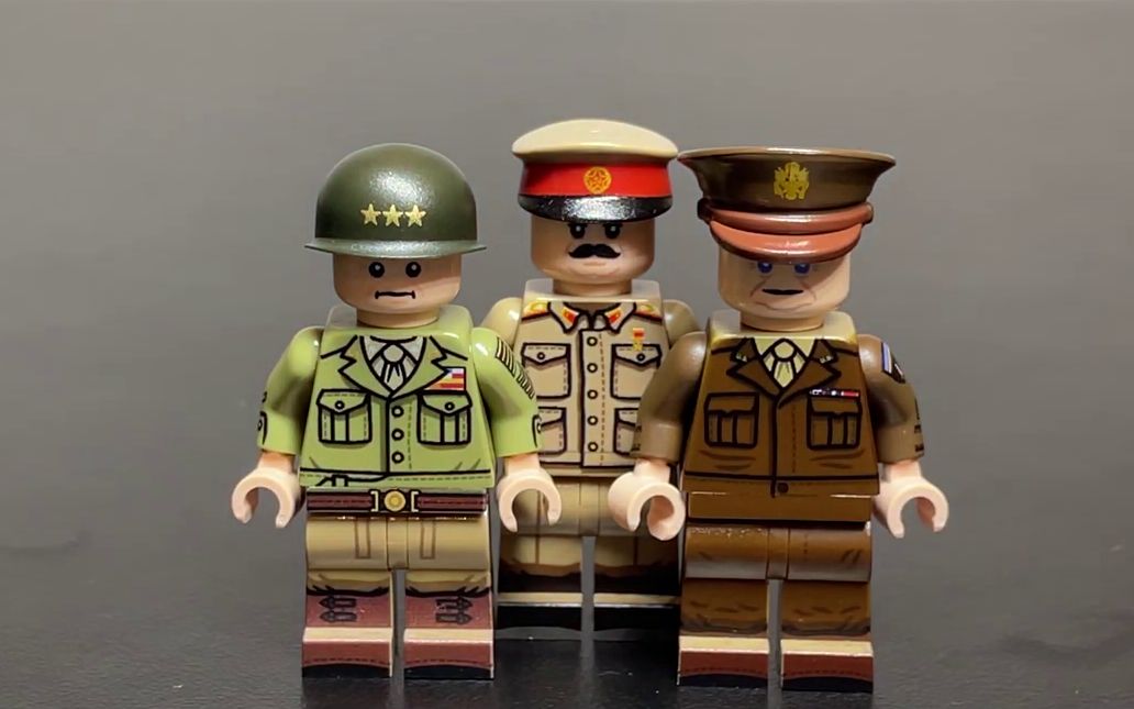 【乐高第三方人仔】【tmc】the minifig co. wwii generals unboxing