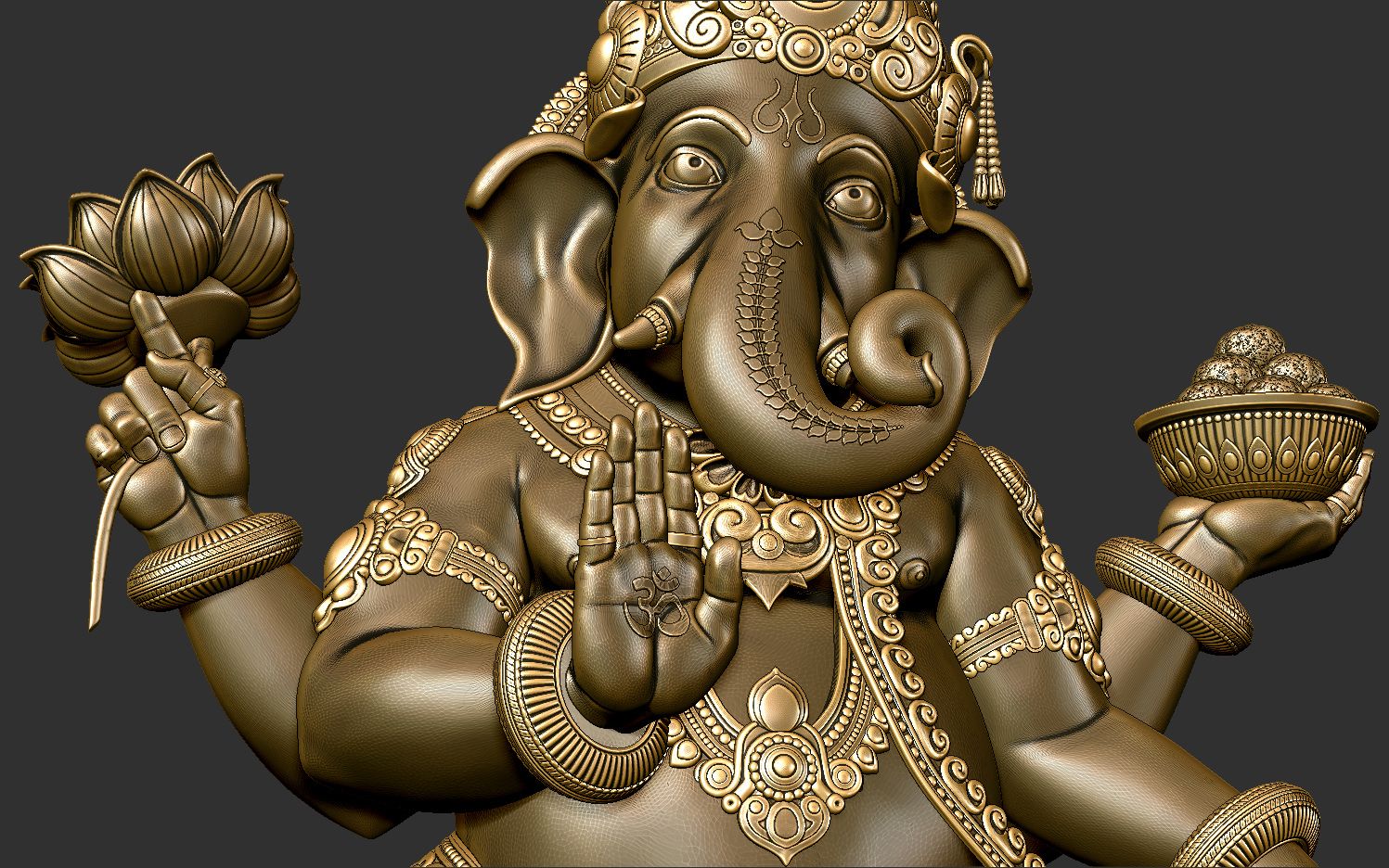 zbrush象神佛像雕刻参考资料,zbrush雕刻资料
