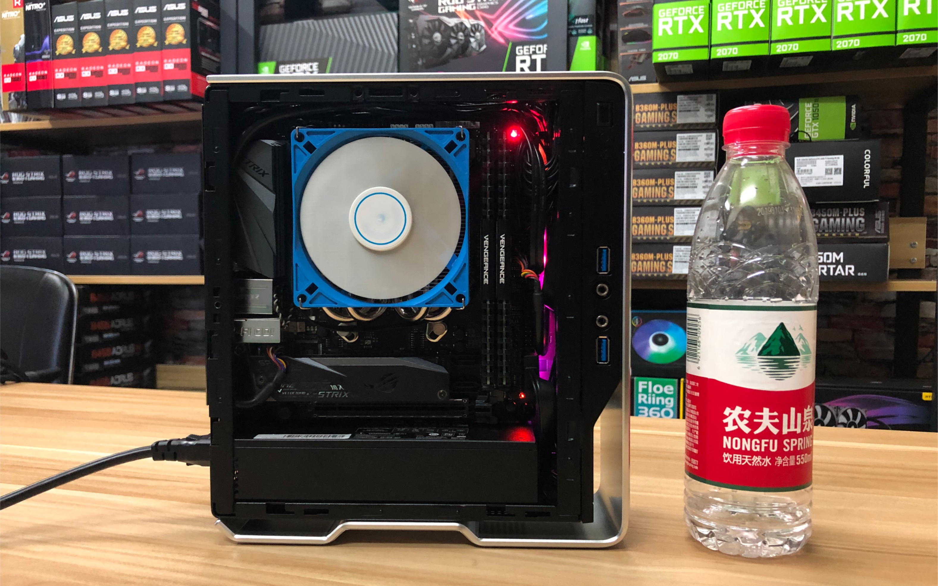 amdyes迎广肖邦高端商务迷你电脑华硕b450itx16g256g2t