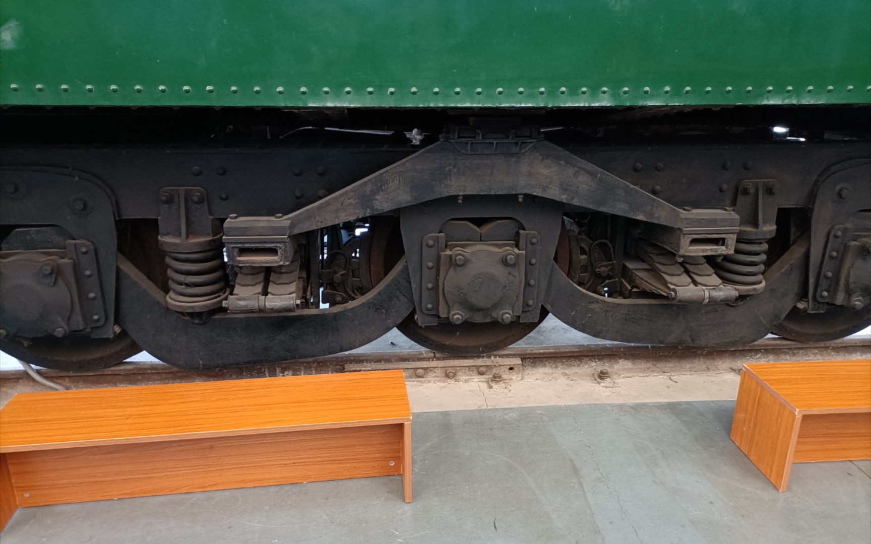 【东郊铁博游】铁道部属的三轴转向架公务车