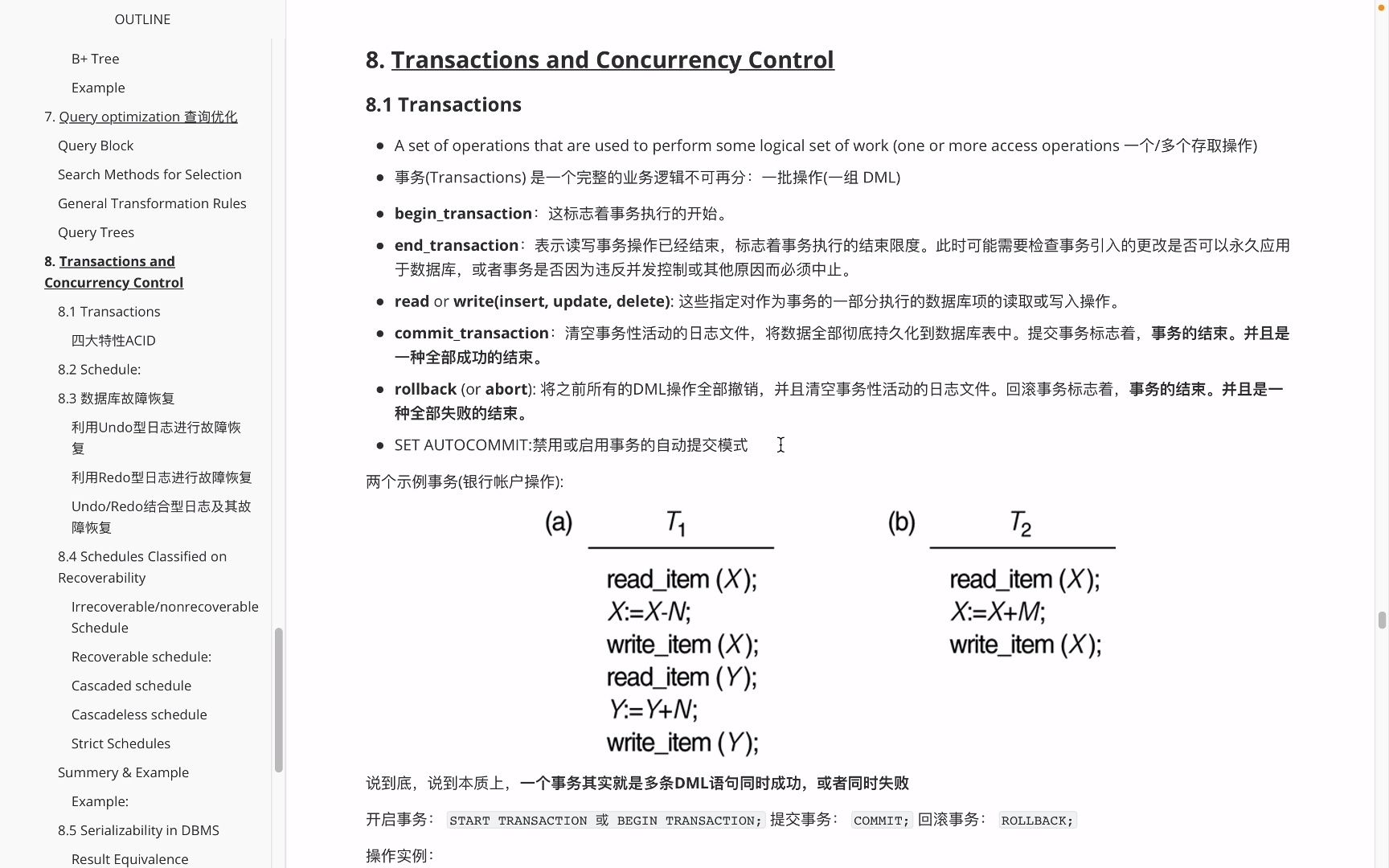 数据库中的事务是什么?Transactions|笔记分享|香港理工大学COMP2411 Database Systems哔哩哔哩bilibili