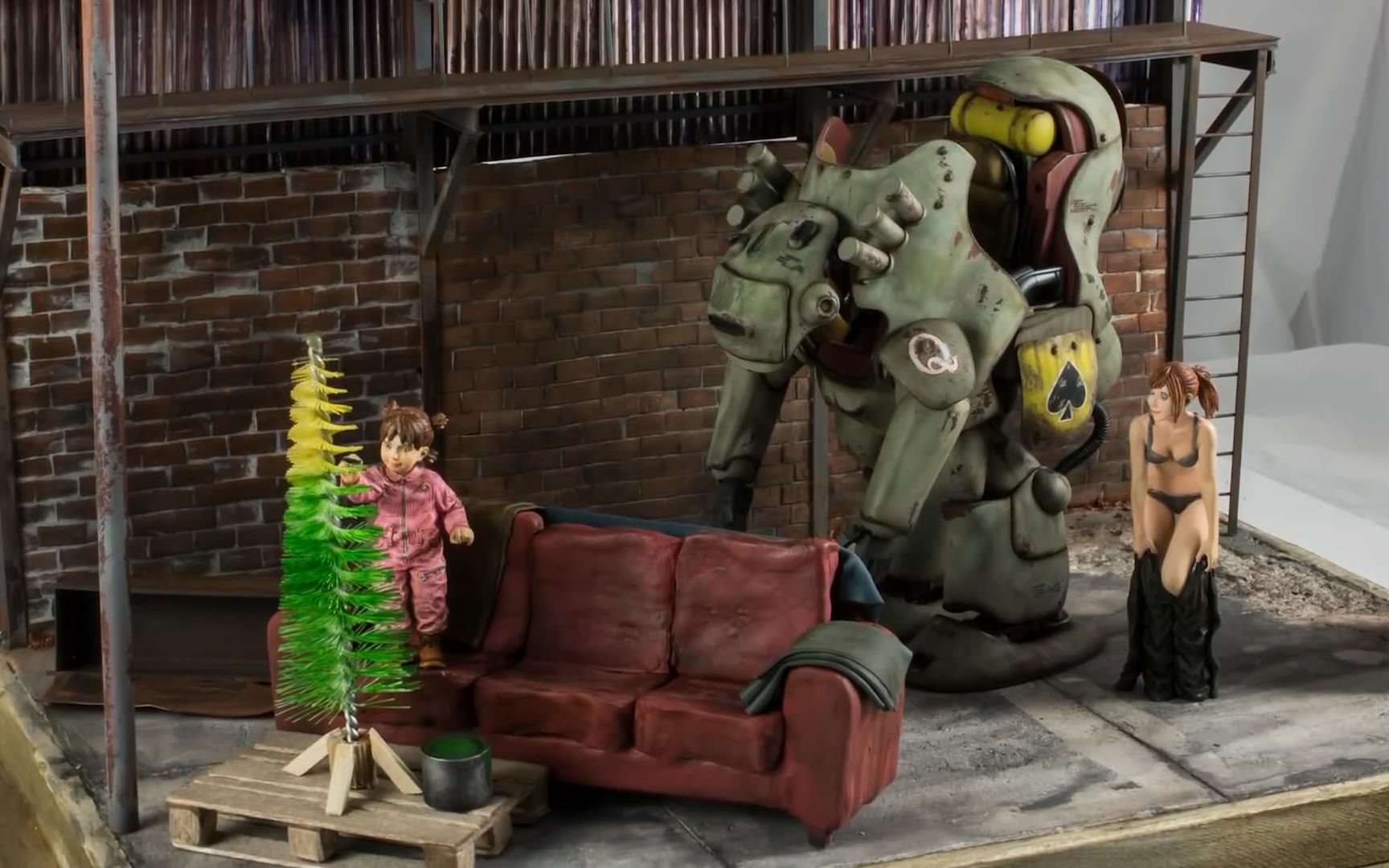 k.mk44.sf3d / 横山宏机甲模型 场景制作(1/20)