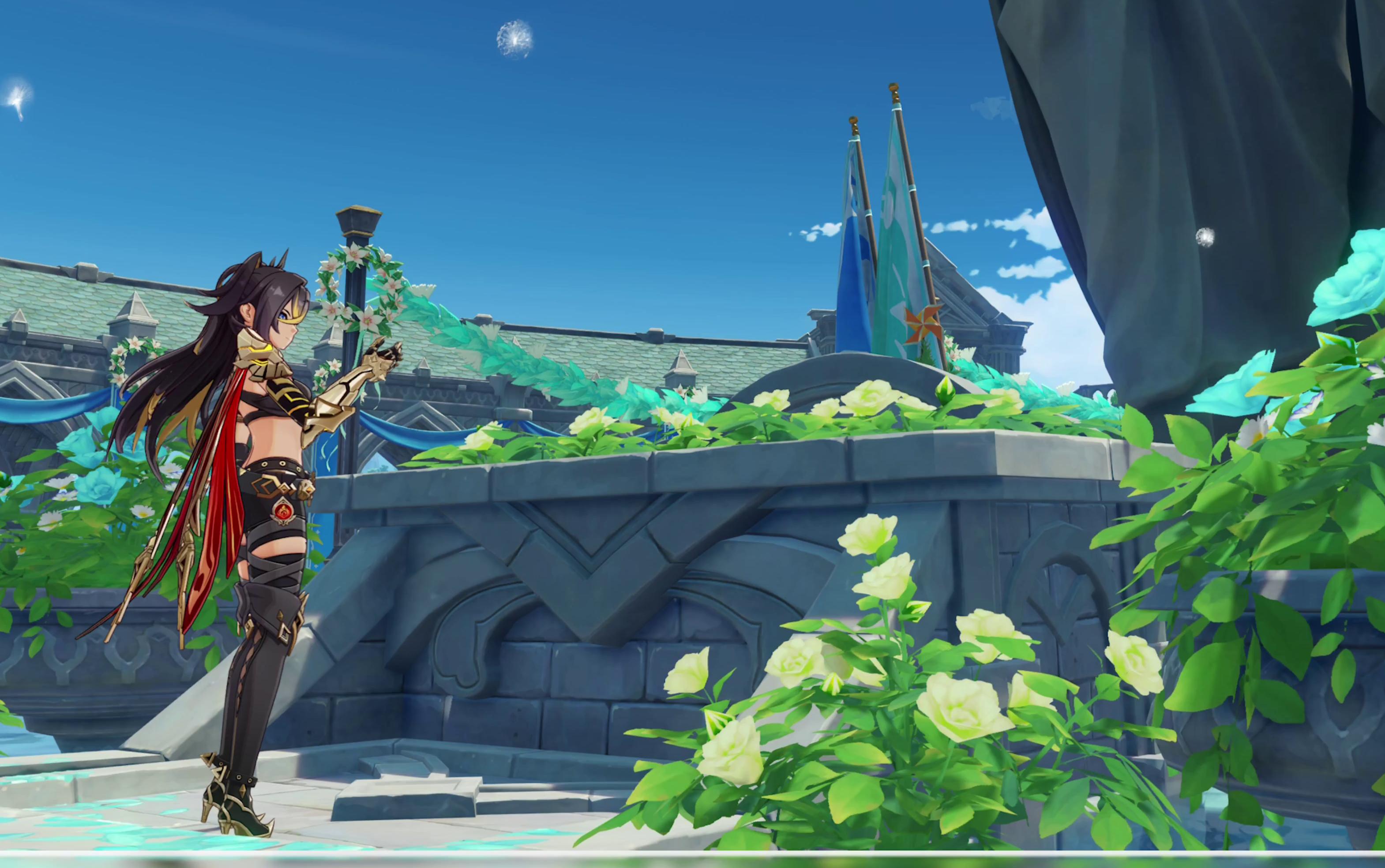 《原神:3.5版本上半摄影练习-与迪希雅锄地的一部分记录》