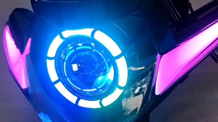 gsx变色天使眼,恶魔眼大灯总成