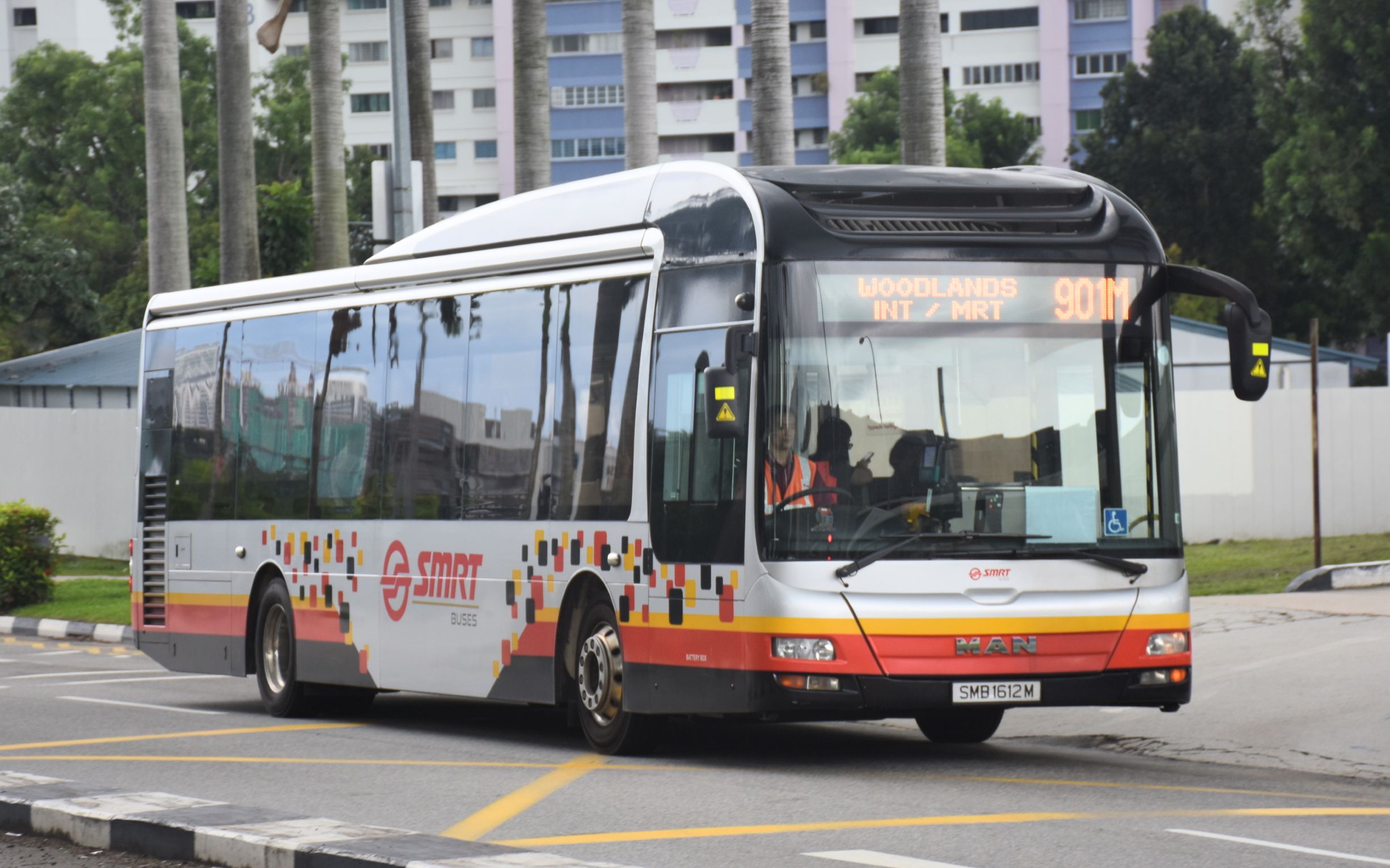 [新加坡公交] smrt 901m路 兀兰↺海军部_哔哩哔哩_bilibili