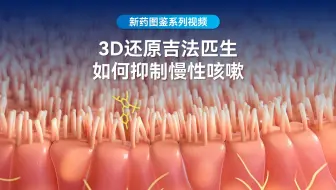 【3D还原】吉法匹生Gefapixant是如何抑制慢性咳嗽的