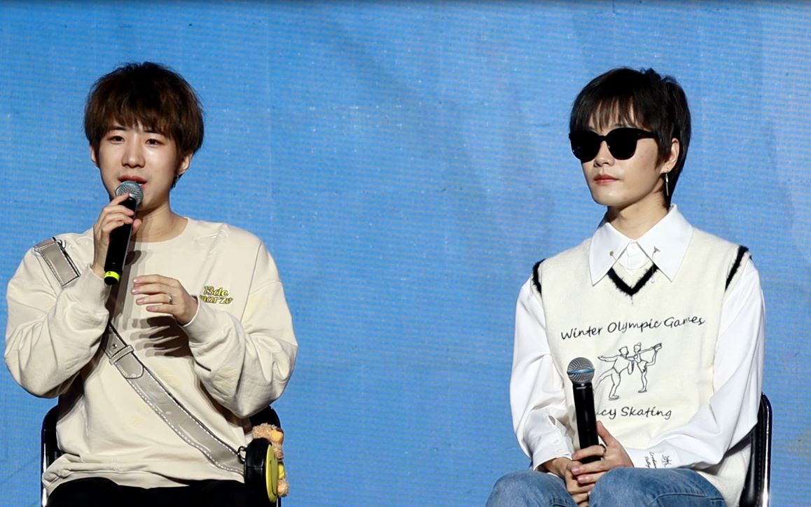 奇然沈谧仁202211广州萤火虫漫展线下见面会采访部分