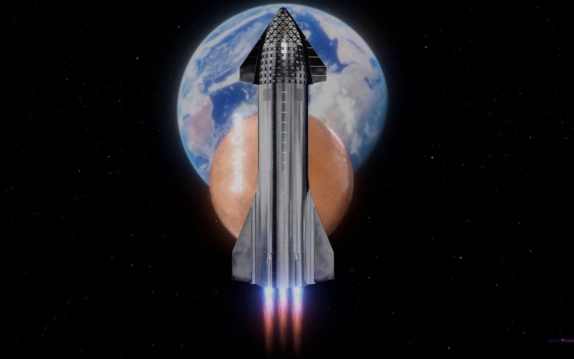 spacex5款正在计划开发的星舰starships