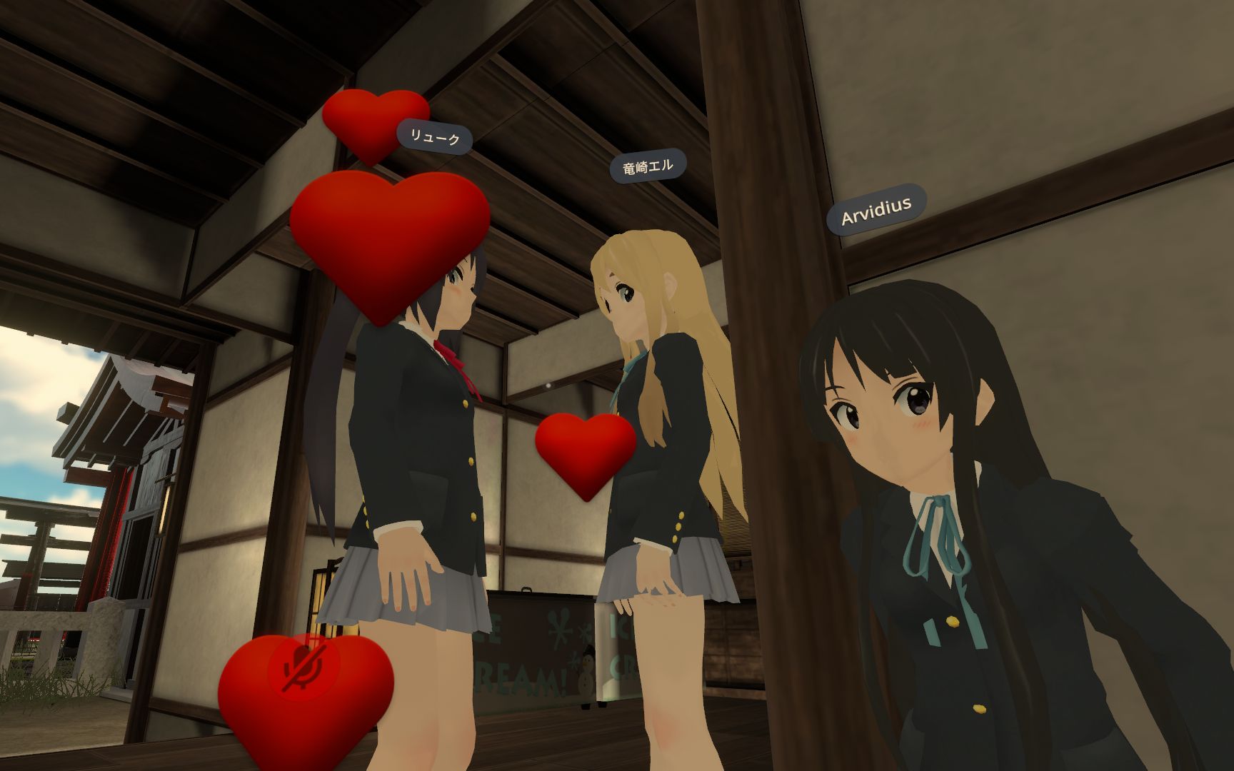 vrchat我在神社看輕音少女演唱會